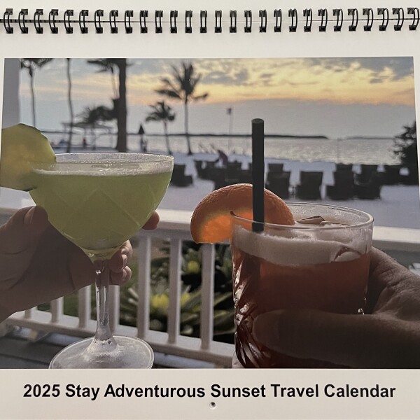 2025 Sunset Calendar by Craig Zabransky if Stay Advenutorus